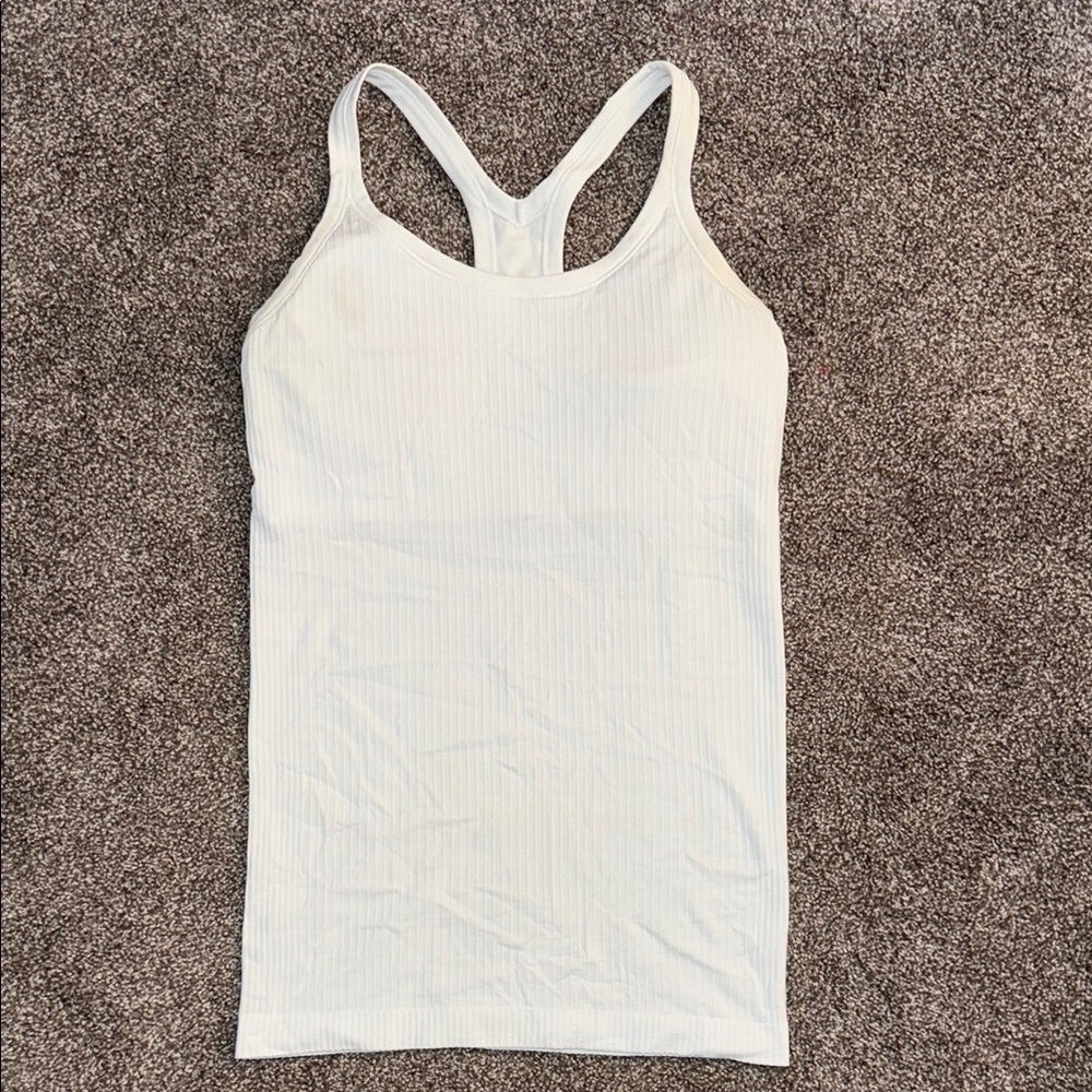 lululemon athletica White Tank Top